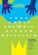 Ausstellungsplakat "Frau Holle und die sieben Geißlein"