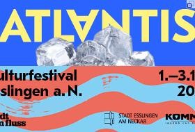 Logo des Kulturfestivals Stadt im Fluss Atlantis